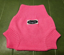 Imagine Baby Products Knit Wool diaper cover Medium Raspberry color
