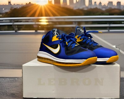 blue and yellow lebron's