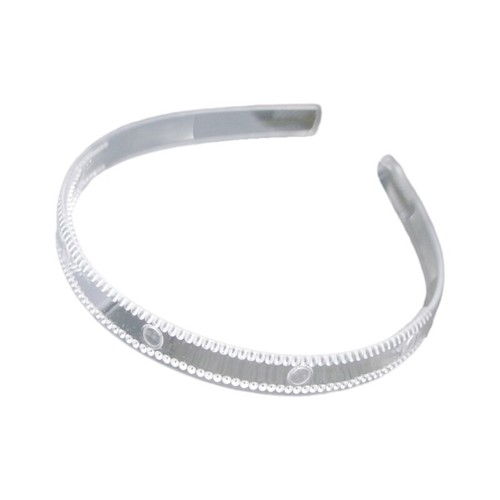 Clear Plain Headbands Toothed Wide /Thin Hairband Teeth Grip Wide /Thin Base - Picture 7 of 12