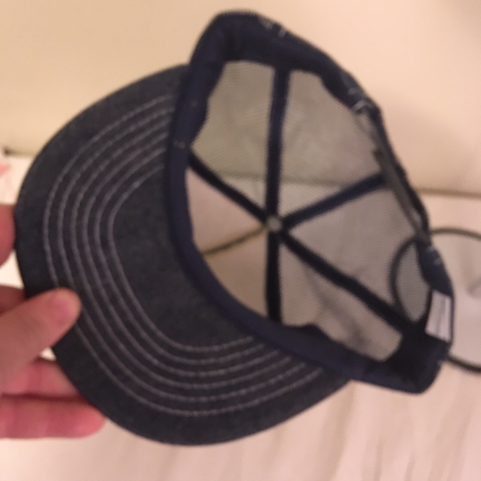 Vtg Cranetronics inc Hat Construction Snapback Bl… - image 7