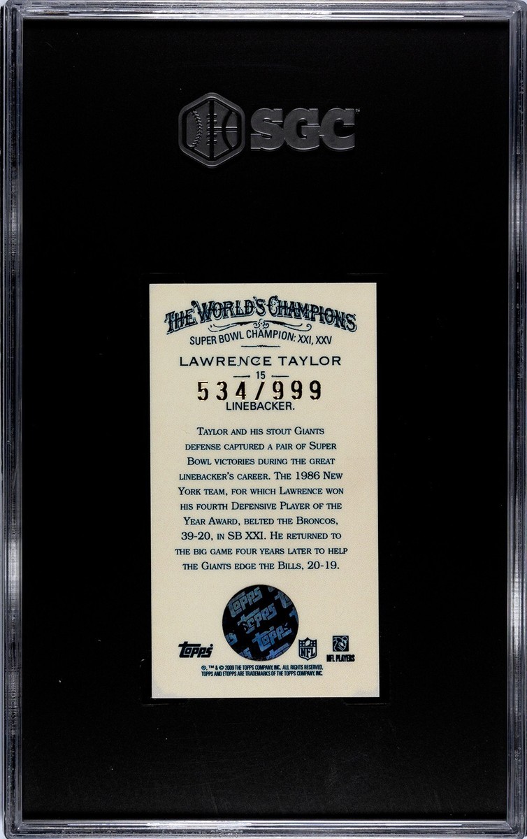 2009 eTopps - Allen & Ginter's Super Bowl Champions Lawrence