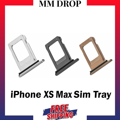 iPhone XS Max Sim Tray Space Grau Silber Gold Premium Qualität UK Ware
