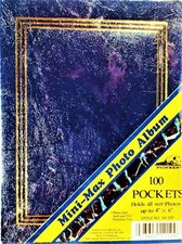 Pioneer Photo Dlx Mini Max Album A4 100 Photo Album, Assorted Color