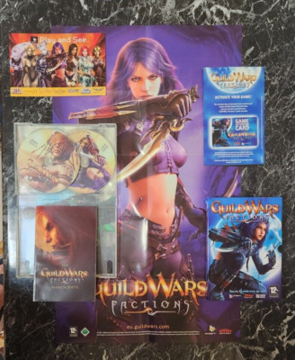 Vintage PC RPG Games Guild Wars & Factions CD Rom Role Playing Game 2006-07 VGC