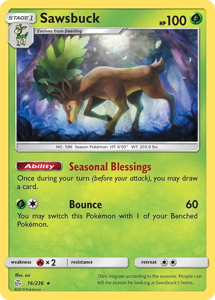 Sawsbuck 16/236 Sm-Cosmic Eclipse