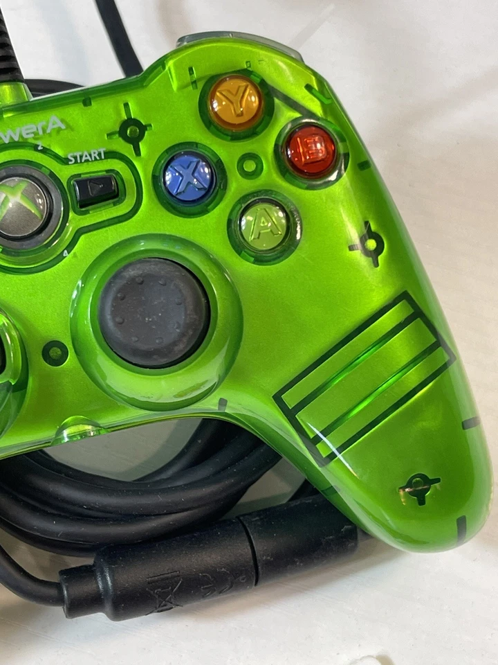 Power A Mini Green Liquid Metal Controller for Xbox 360 - Image 3 of 4