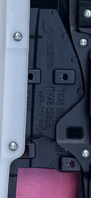 16-19 MAZDA CX-9 CX9 REAR RIGHT PASSENGER SIDE BLACK DOOR TRIM