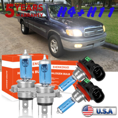 For Toyota Tundra 2014-2021  Halogen  Headlight FogLamp Xenon White 4200K kit