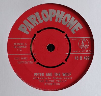 (46) Clyde Valley Stompers - Peter And The Wolf 7''