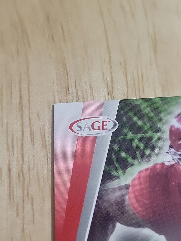 2022 SAGE BRIAN ROBINSON JR Red Autograph #A-BRJ Rookie Auto 49ers - Image 2 of 4