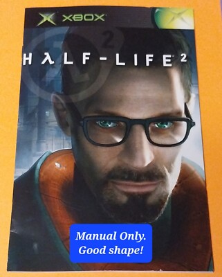 Half-Life 2 Microsoft Xbox Classic Original Game (Manual Only) Replacement 