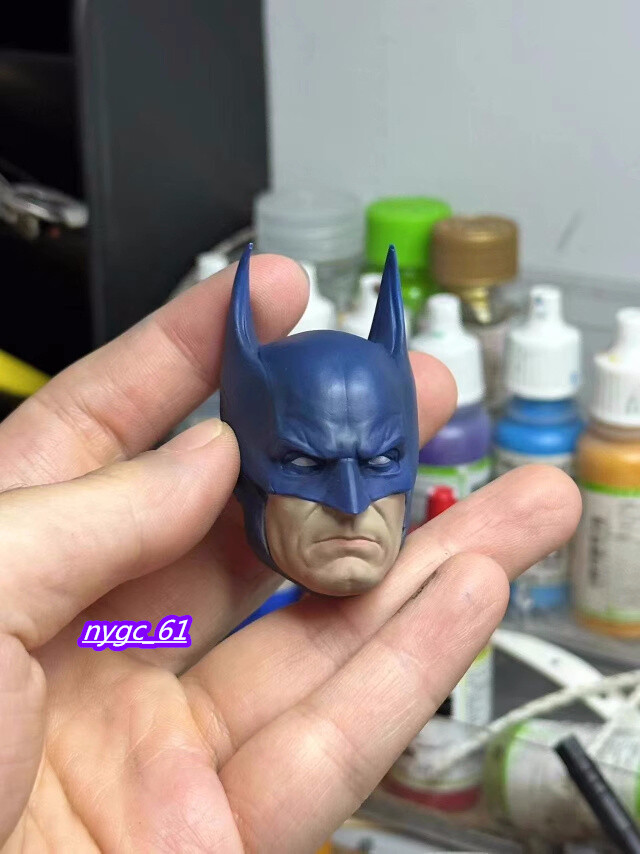 Painted 1:6 Combat Batman Head Sculpt Fit 12