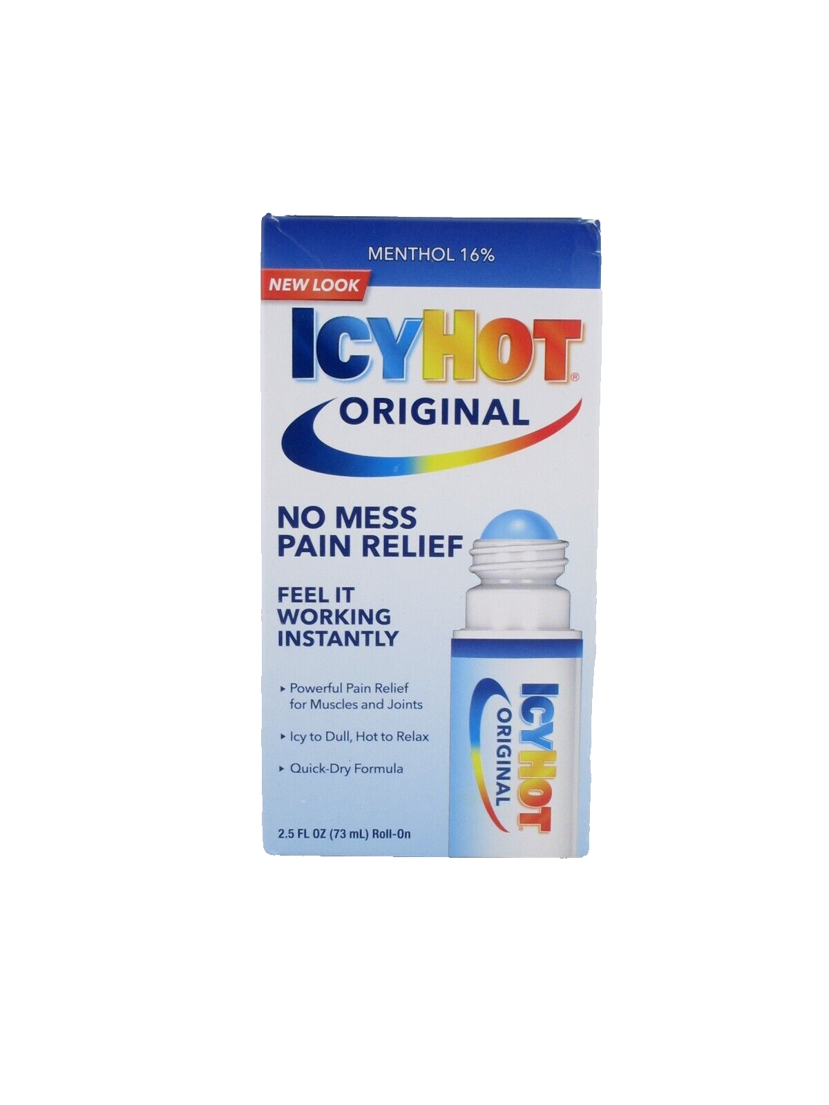 Icy Hot Original Roll On No Mess Pain Relief *READ MORE* 2.5 fl oz ...