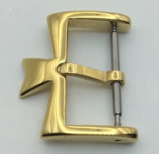TOP QUALITY 18MM TANG BUCKLE FOR VACHERON CONSTANTIN YELLOW SHINY B/PIN