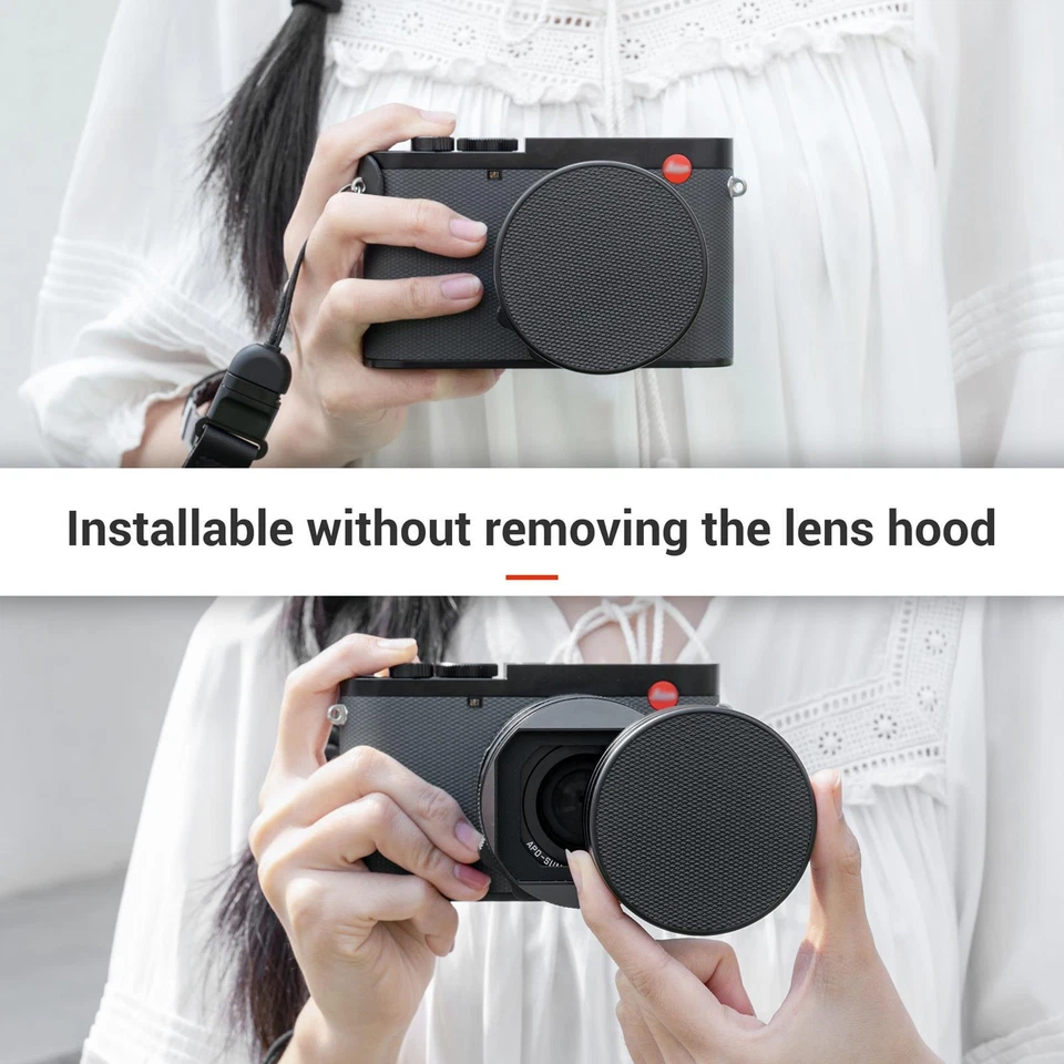 Aluminium Alloy Lens Cap Protector for Leica Q3 43 Q3 Q2 Q Q-P Camera Durable - Image 4 of 4
