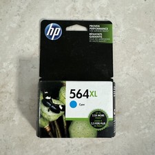 HP 564XL Cyan Ink Cartridge Genuine Retail Box Oem Sealed 564 XL Expired