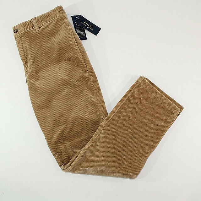 Polo Ralph Lauren Prospect Straight Tan Corduroy Pants Youth Size 16 NWT | eBay