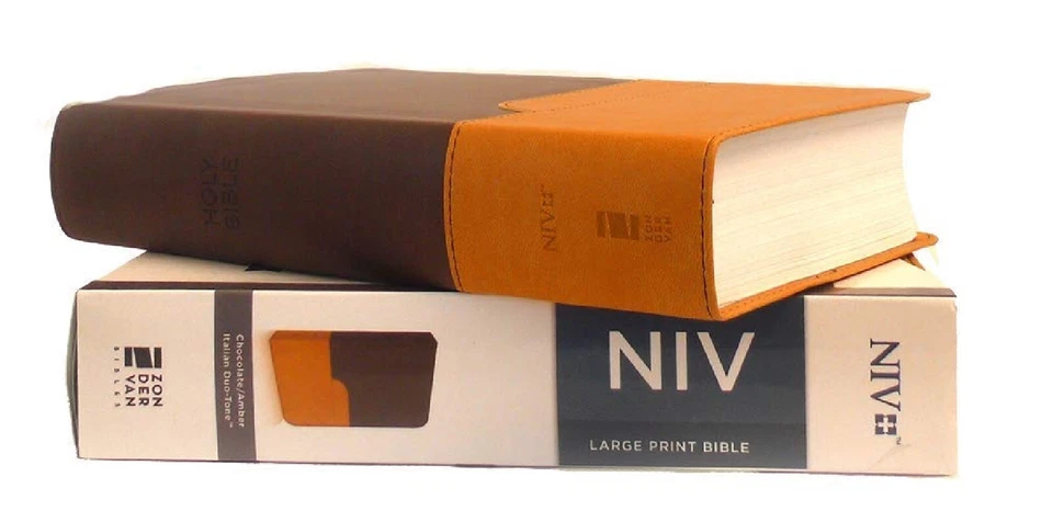 NIV Bible Large Print DuoTone Free Shipping BRAND NEW in Shrink Wrap!!!! - Image 3 of 4
