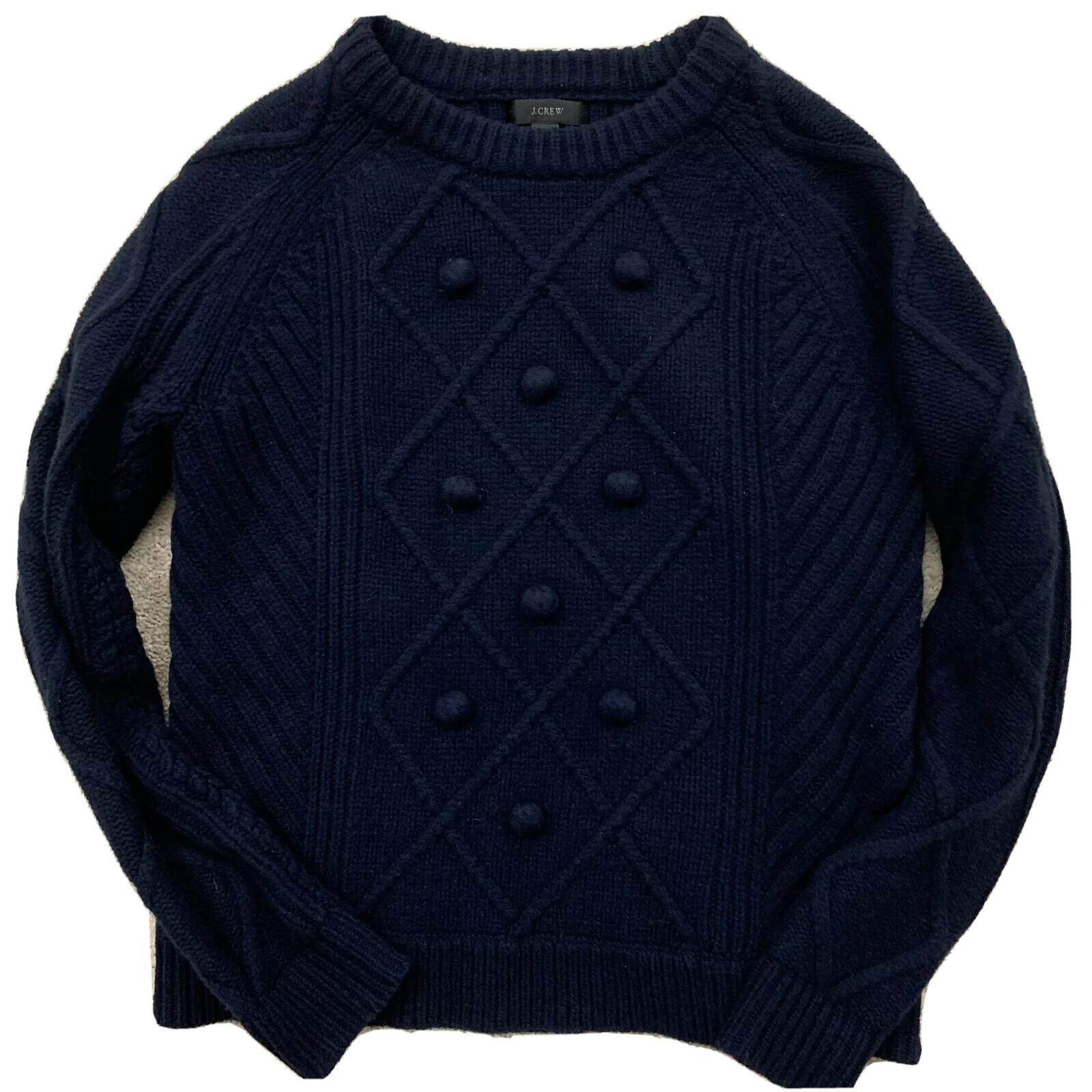 j crew pom pom sweater