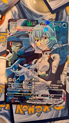Rei Mon Rei Ayanami Pokemon Card - Neon Genesis Evangelion | eBay