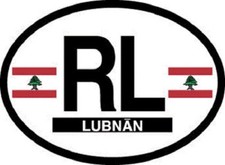 Lebanon Flag Sticker - New in package