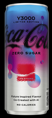 coca cola zero AI creations future inspiring flavour limited addition empty can