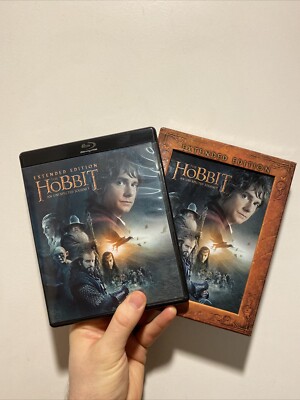The Hobbit: Unexpected Journey (EXTENDED) 3 BLU RAY DISCS - Tolkien