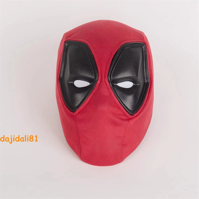 Deadpool & Wolverine 3 Cosplay Wade Wilson Red Mask Men Headgear Halloween Prop - Image 2 of 4