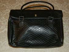 Giannotti Napoli, Borsa donna, Nero, Pelle, anni 1980, usata