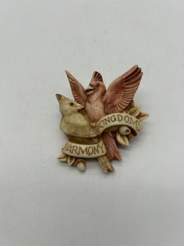 Harmony Kingdom Cardinal Birds Brooch Pin