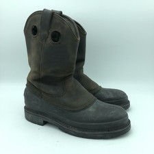 Georgia Boots Mud Dog 12  Pull On Mens 9.5 Waterproof Pull On Work Boots