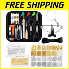 Jewelry Making Supplies for Adults: Tools, Findings & Earring Charms Included