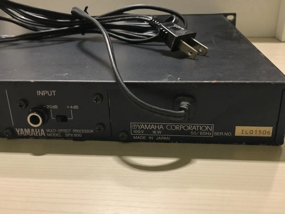 Yamaha SPX900 Multi Effects Processor Rack Unit Tested Working Japan - Image 4 of 4