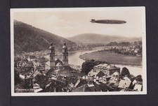 MILTENBERG a.Main: Zeppelin über Stadt, gebraucht 1932 (18)