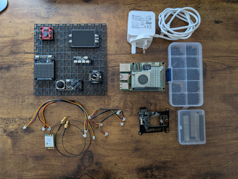 Raspberry Pi 5 (2GB) Ultimate Maker Bundle - M.2 HAT+, WiFi 6E, Display, Sensors