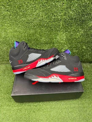 Size 9.5 - Jordan 5 Retro Top 3 Black 2020 DS NEW 194274905304| eBay