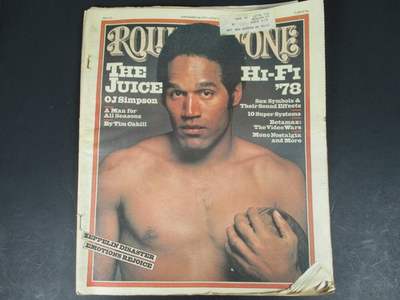 #ad Rolling Stone Magazine #247 September 8 1977 OJ Simpson Cover $11.95