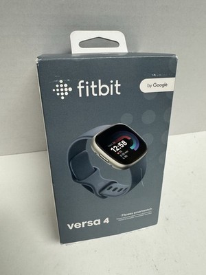 Fitbit Versa 4 Fitness & Activity Tracker Smartwatch Blue - OPEN BOX