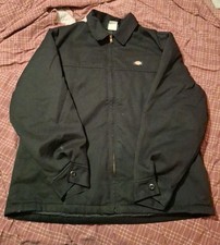Dickies Black Work Jacket Black XL 80s 90s Vintage