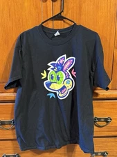 San Antonio Texas FIESTA Spurs Coyote Colorful Black T-Shirt Sz XL Whataburger