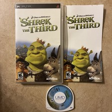 Shrek the Third (Sony PSP, 2007) Complete w/Manual - Excellent Condition 