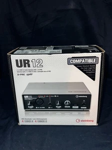 Steinberg UR12 24-bit/192 kHz USB 2.0 Audio Interface Cubase AI LE NEW