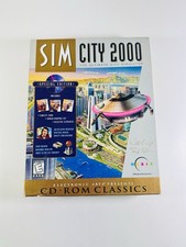SimCity 2000 Big Box PC CD-ROM Complete w/ Manual MAXIS 1993