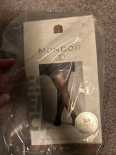 Mondor 82 Suntan 3X Size Tights 5497 Nylon Tights 30 Denier 🔥￼