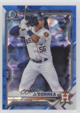 2021 Bowman Chrome Draft Sapphire JC Correa #BDC-29 2g6