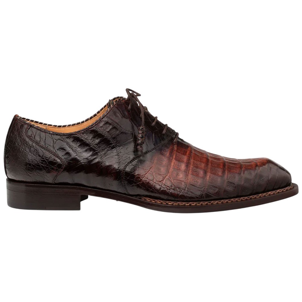 Mezlan of Spain Genuine Crocodile Leather Shoes Mezlan for Ambrogio Exclusive Gigolo Exotic Crocodile Single  main image 2