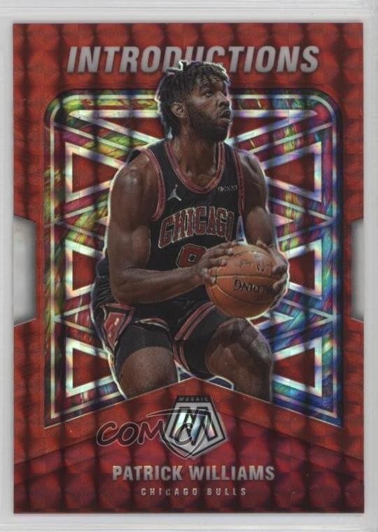 2020-21 Panini Mosaic Introductions Red Mosaic Prizm Patrick Williams #2 0wg1