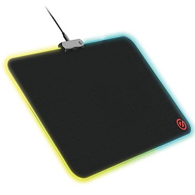 Elecom MP-GL02BK Mauspad Leuchtende 10 Beleuchtungsmuster für Gaming