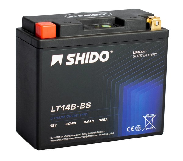 Lithium Ionen Lifepo4 Batterie YT14B-BS 12V FüR Yamaha FJR 1300 A Abs, 2003-2015-image