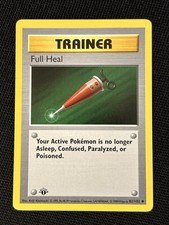 Full Heal 82/102 (1st Edition) *Near Mint* (Shadowless) ‘Never Played Card’